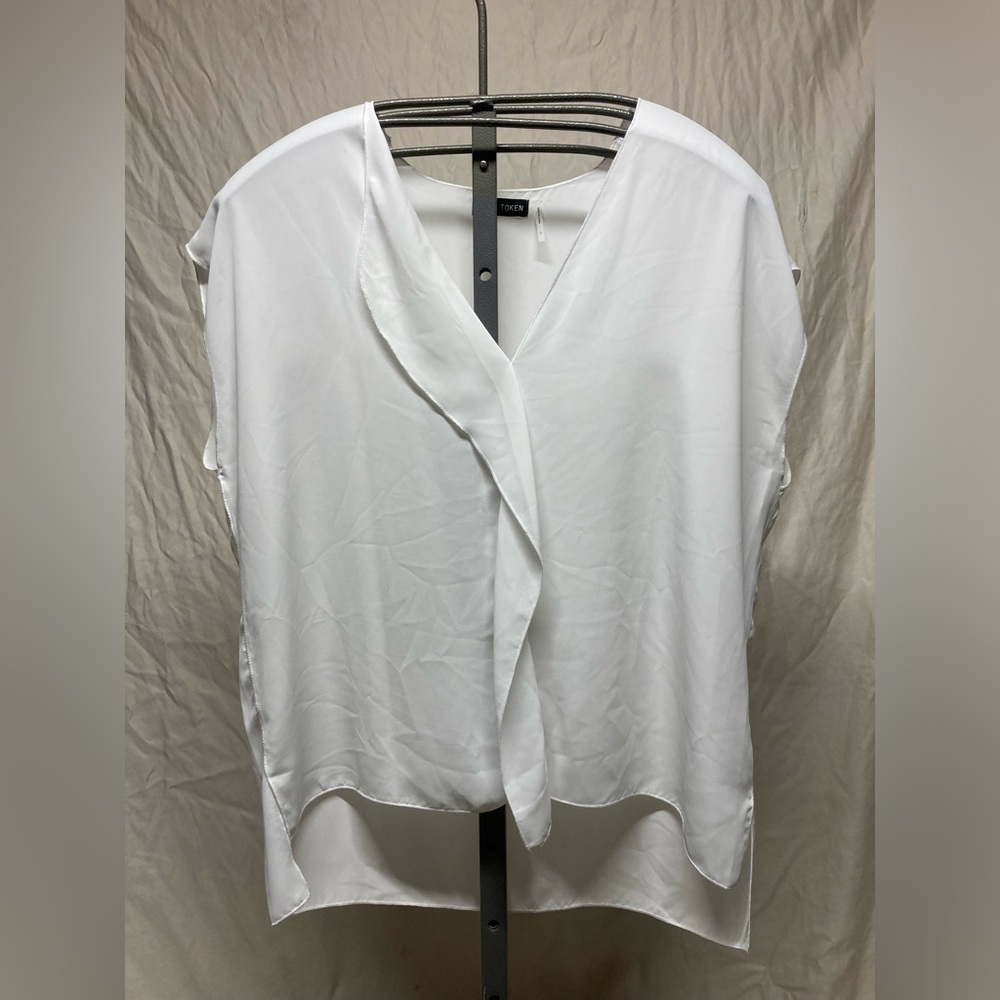 Love token white blouse size L